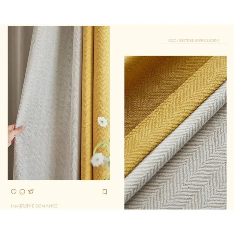 herringbone-windows-blackout-curtains, plain-curtains, blackout-curtains, edit-home-curtains