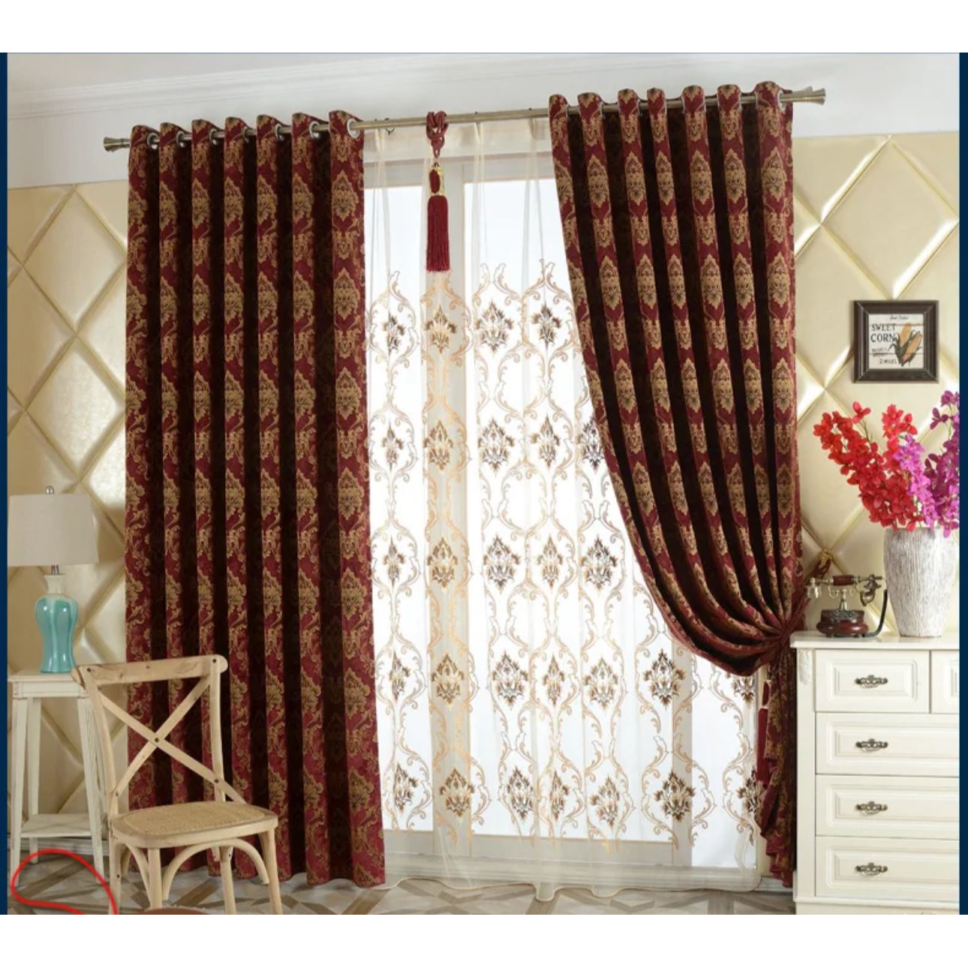 chenille-printed-jacquard-curtains, luxury-curtains, edit-home-curtains