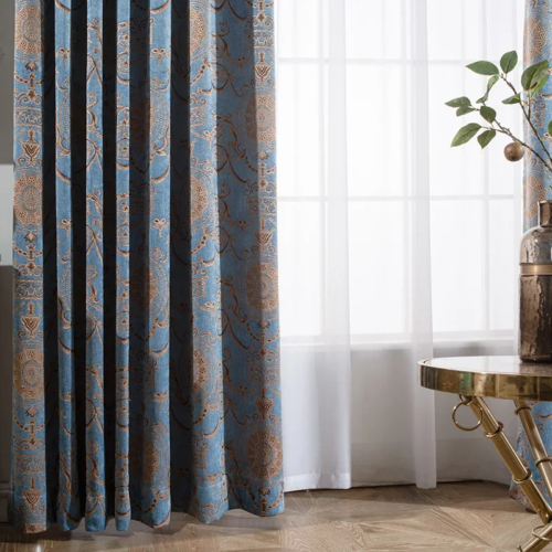 printed-jacquard-chenille-curtains, blackout-curtains, edit-home-curtains