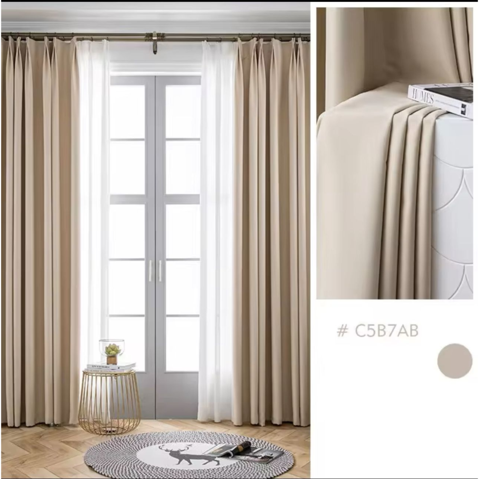 solid-color-blackout-window-curtain, extra-long-curtains, edit-home-curtains